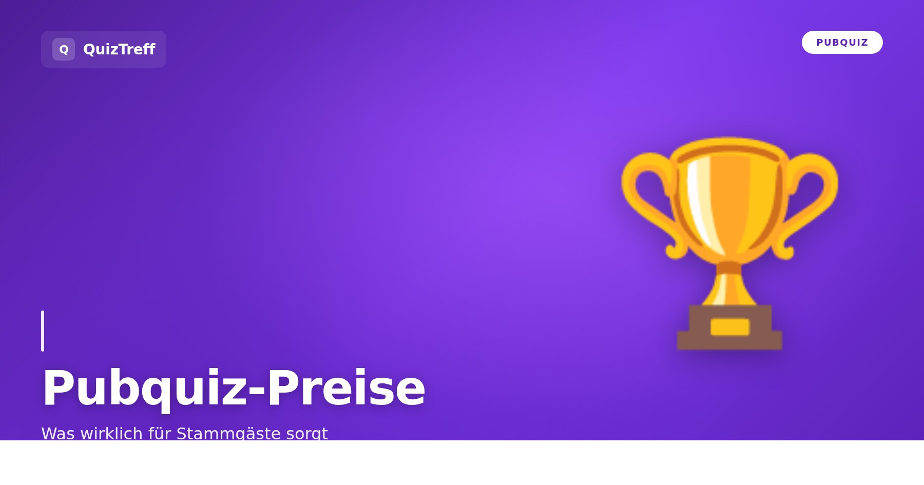 Pubquiz-Preise: Was wirklich für Stammgäste sorgt